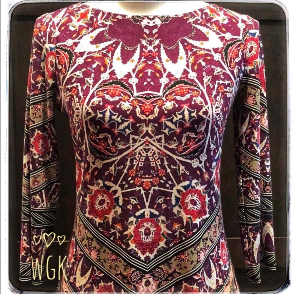 Wisp  Tunic Dress with Bell Sleeves Size 6